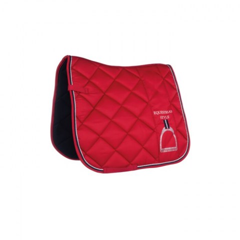 HKM Equine Sports Style Saddle Pad Red: GP